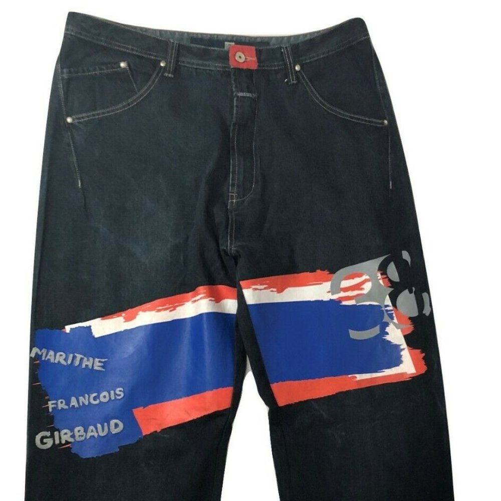 Vintage Marithe Francois Girbaud Jeans with Graphi